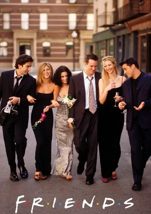 名称：【美剧】老友记 全10季+重聚特辑 中英双字 1994-2021 1080P描述：莫妮卡（柯特妮·考克斯）、钱德（马修·派瑞）、瑞秋（詹妮弗·安妮斯顿）、菲比（莉莎·库卓）、乔伊（马特·理勃兰）和罗斯（大卫·休谟）是彼此最好的朋友，一起走过十年岁月的点点滴滴